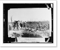 Historic Framed Print, French Red Cross in action on the Somme front,  17-7/8" x 21-7/8"