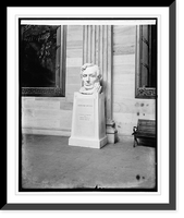 Historic Framed Print, Lincoln Statue, Capitol, [Washington, D.C.],  17-7/8" x 21-7/8"