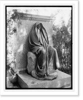 Historic Framed Print, Grief Monument, [Rock Creek Cemetery, Washington, D.C.] - 2,  17-7/8" x 21-7/8"