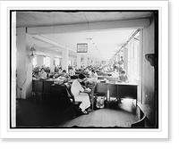 Historic Framed Print, Computing Division, solider's bonus,  17-7/8" x 21-7/8"