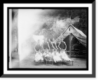 Historic Framed Print, Summer camps: G. Whiz Canoe Club - 2,  17-7/8" x 21-7/8"