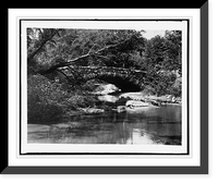 Historic Framed Print, Stone bridge, Rock Creek Park, [Washington, D.C.],  17-7/8" x 21-7/8"