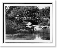 Historic Framed Print, Stone bridge, Rock Creek Park, [Washington, D.C.],  17-7/8" x 21-7/8"