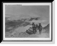 Historic Framed Print, Mt. Washington carriage road, White Mts., N.H.,  17-7/8" x 21-7/8"