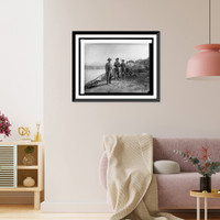 Historic Framed Print, Salt River Project, Ariz. Apache Indians,  17-7/8" x 21-7/8"