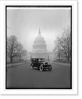 Historic Framed Print, Ford Motor Co., Lincoln at Captiol, [Washington, D.C.],  17-7/8" x 21-7/8"