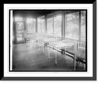 Historic Framed Print, Camp Goodwill Baby Hospital, 7/14/13,  17-7/8" x 21-7/8"