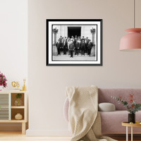 Historic Framed Print, City Detectives group, June 8, '13,  17-7/8" x 21-7/8"