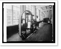 Historic Framed Print, Bureau Eng. & Ptg. Intaglio Web Press prints, [.],drives, preforates & completes postage,  17-7/8" x 21-7/8"
