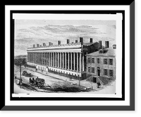 U.S. Treasury, Washington, D.C., 1840 to 1855, Antique Poster