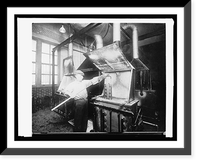 Bureau Printing & Eng. Plate making: dipping plate in cyanide furnance in case laudering Classic, Vintage Wall Art