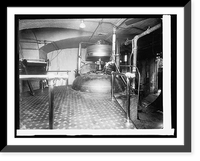 Historic Framed Print, Treasury Dept. Ofc. Comptroller of Currency, Macerator for destroying old and mutilated,  17-7/8" x 21-7/8"