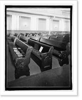 Lincoln pew, N.Y. Ave. Presby. Church, Washington, D.C. Classic, Vintage Wall Art