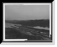 Historic Framed Print, Pedro Miguel Locks, Panama Canal, at Miraflores Lake,  17-7/8" x 21-7/8"