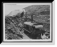 Historic Framed Print, Steam shovels, Panama Canal,  17-7/8" x 21-7/8"