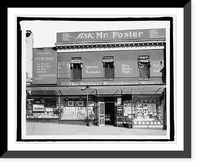 Historic Framed Print, Foster & Reynolds, exterior,  17-7/8" x 21-7/8"