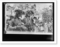 Historic Framed Print, Hopi (Moqui) Indians, Inake dance,  17-7/8" x 21-7/8"