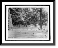 Historic Framed Print, Arlington [Cemetary, Arlington, Virginia]; old section,  17-7/8" x 21-7/8"