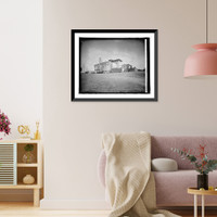 Historic Framed Print, Cong. Country Club, [Bethesda, Maryland], exterior - 2,  17-7/8" x 21-7/8"