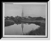 Historic Framed Print, Salisbury Cathedral,  17-7/8" x 21-7/8"