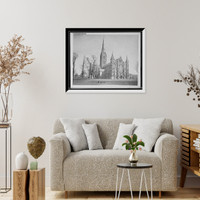 Historic Framed Print, Salisbury Cathedral - 2,  17-7/8" x 21-7/8"