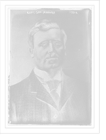 Capt. Sam Mahoney, portrait bust Classic, Antique Print
