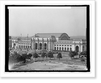 Historic Framed Print, Union Station, [Washington, D.C.] - 8,  17-7/8" x 21-7/8"