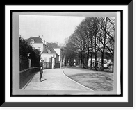 Historic Framed Print, Holland. The Hague, road to Scheveningen,  17-7/8" x 21-7/8"