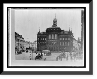 Russia, Warsaw. High school, statue of Copernicus the astronomer, Vintage Wall Art
