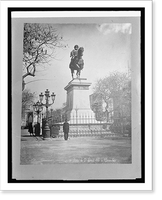 Historic Framed Print, Statue of Mehemet Ali at Alexandria, [Eqypt],  17-7/8" x 21-7/8"