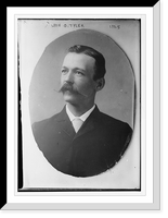 Historic Framed Print, Lyon G. Tyler, cameo portrait,  17-7/8" x 21-7/8"