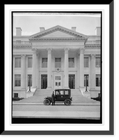 Historic Framed Print, Ford Motor Co. Ford Coupe at Am. Red Cross,  17-7/8" x 21-7/8"