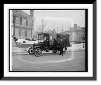 Historic Framed Print, Ford Motor Co. Hilltop Farm Dairies truck,  17-7/8" x 21-7/8"