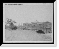 Historic Framed Print, Carnegie Institute and Library, Pittsburgh, Pa.,  17-7/8" x 21-7/8"