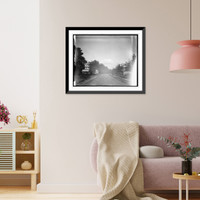 Historic Framed Print, [Road view],  17-7/8" x 21-7/8"