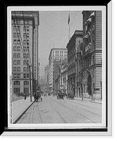Historic Framed Print, Sixth Avenue above Nixon Theatre, Pittsburgh, Pa.,  17-7/8" x 21-7/8"