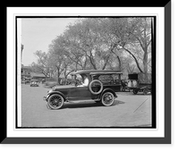 Historic Framed Print, Semmes Motor Co. National Hotel Supply Co. truck,  17-7/8" x 21-7/8"