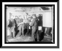 U.S.S. Florida, Broadside crew at quarters, Navy Yard, NY, Nov. 10, 1911 Classic, Antique Print