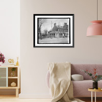 Historic Framed Print, Home of Light Horse Harry Lee, Alex., Va. (Ford Motor Co.),  17-7/8" x 21-7/8"