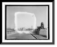 Historic Framed Print, Warner Quinlan Co., Conn. Ave. bridge, [Washington, D.C.],  17-7/8" x 21-7/8"