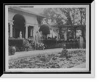 Historic Framed Print, Brandegee Gardens, Forest Hills, Mass.,  17-7/8" x 21-7/8"