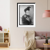 Amelia Tyler, seated, Antique Poster