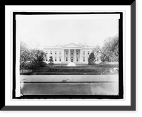 Historic Framed Print, White House, [Washington, D.C.] - 7,  17-7/8" x 21-7/8"