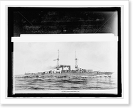 U.S.Battleships Colorado & Class Classic, Vintage Poster