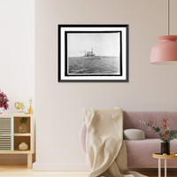 Historic Framed Print, U.S.S. Montana, May 4, 1912,  17-7/8" x 21-7/8"