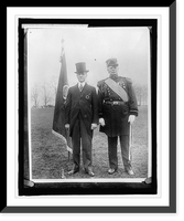 Historic Framed Print, Newton D. Baker & Gen'l Hugh T. Scott,  17-7/8" x 21-7/8"