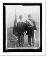 Historic Framed Print, Newton D. Baker & Gen'l Hugh T. Scott,  17-7/8" x 21-7/8"