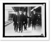 Historic Framed Print, Arrival of the British Commission, 1917 - 3,  17-7/8" x 21-7/8"