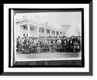 Historic Framed Print, Foreign Missions at Mt. Vernon, [Virginia], 1917,  17-7/8" x 21-7/8"
