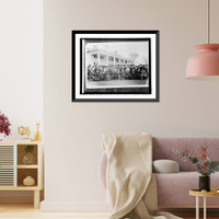 Historic Framed Print, Foreign Missions at Mt. Vernon, [Virginia], 1917,  17-7/8" x 21-7/8"